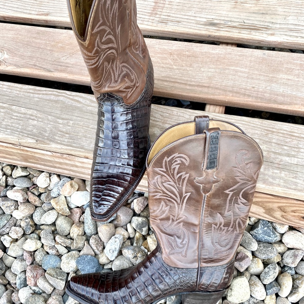Lucchese Womens Caiman Alligator Boots!